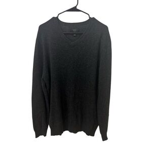 Men’s Club Room Gray 100% Cashmere Sweater Size Large